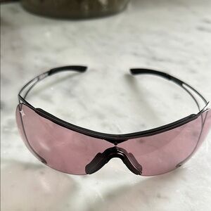 Pink Tinted Sports Sunglasses